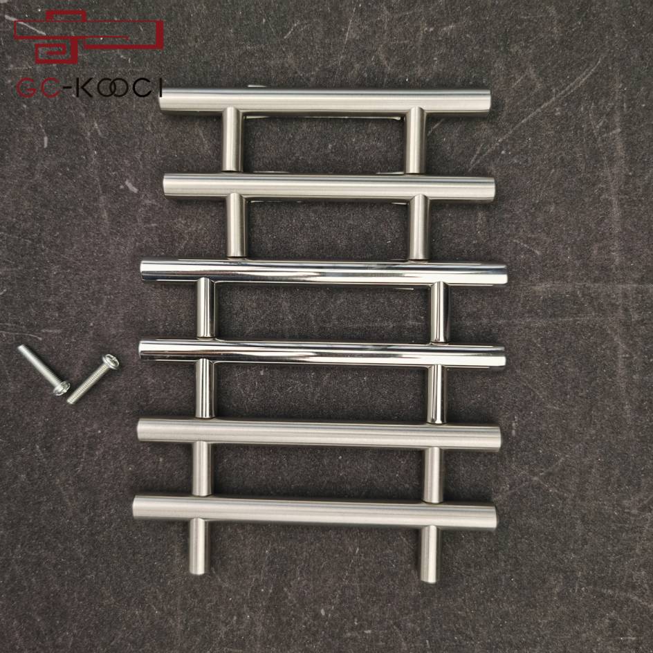 Wholesale Guci Stainless Steelpull Set Wardrobe Drawer Furniture Kitchen Cabinet Nickel Glossy Brushed Knob Handles